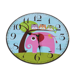 Large Kids Wall Clock - Home & Garden > Decor
