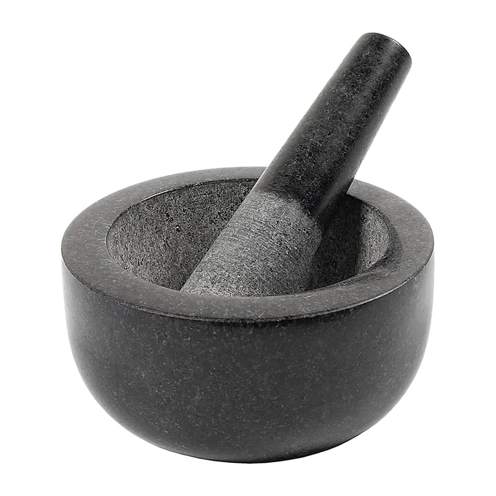 Large Pestle and Mortar Set Durable Granite Stone Spice & Herb Crusher - Home & Garden > Kitchenware