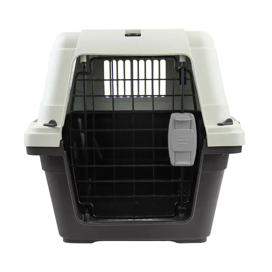 Large Portable Dog Cat Pet Carrier Travel Bag Cage + Safety Lock & Food Box - Pet Care > Cat Supplies > Cat Carriers &