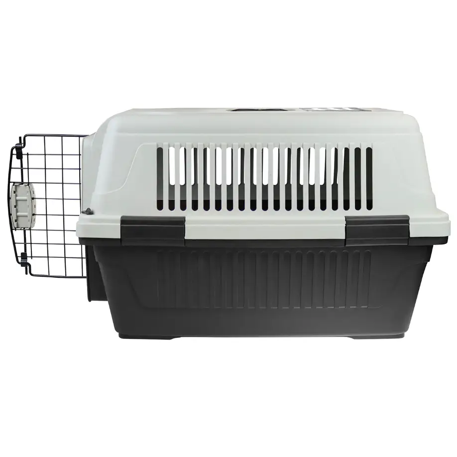 Large Portable Dog Cat Pet Carrier Travel Bag Cage + Safety Lock & Food Box - Pet Care > Cat Supplies > Cat Carriers &