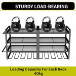 Large Power Tool Organizer 4 Layers Garage Tool Storage Rack Workshop Tool Shelf Drill Pliers Hammer Rack - Home &