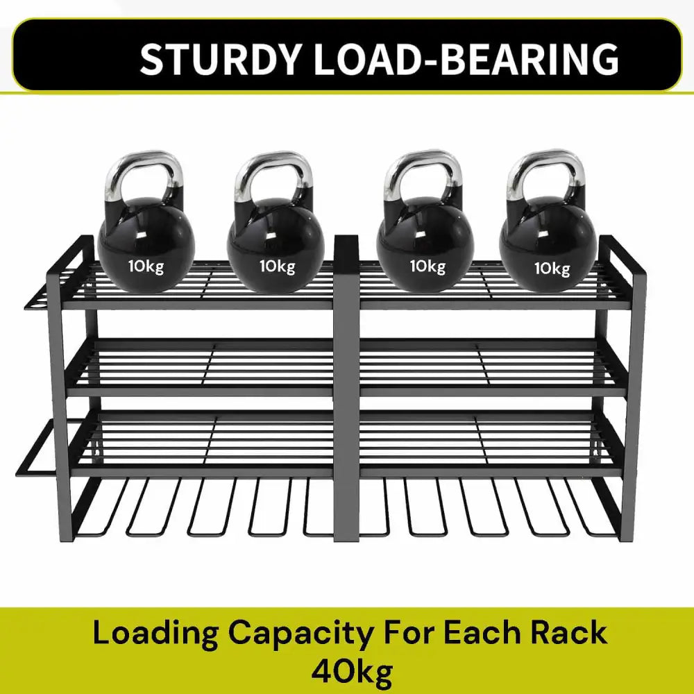 Large Power Tool Organizer 4 Layers Garage Tool Storage Rack Workshop Tool Shelf Drill Pliers Hammer Rack - Home &