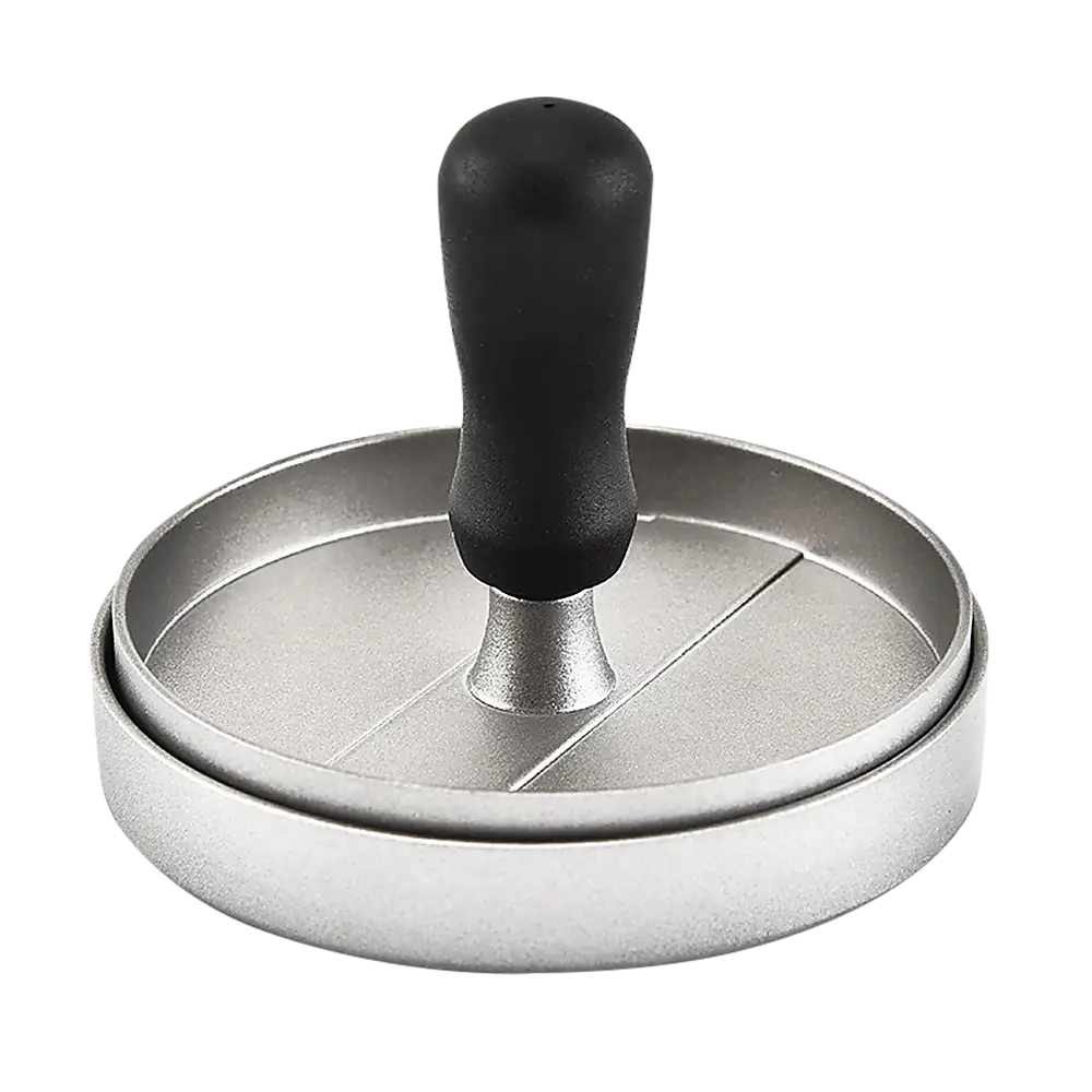 Large Round Hamburger Patty Maker Grill Press Burger Metal Mold Cooking Tools - Home & Garden > Kitchenware