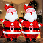Large Santa Claus Aluminum Foil Balloon - Occasions > Christmas > Christmas Decorations