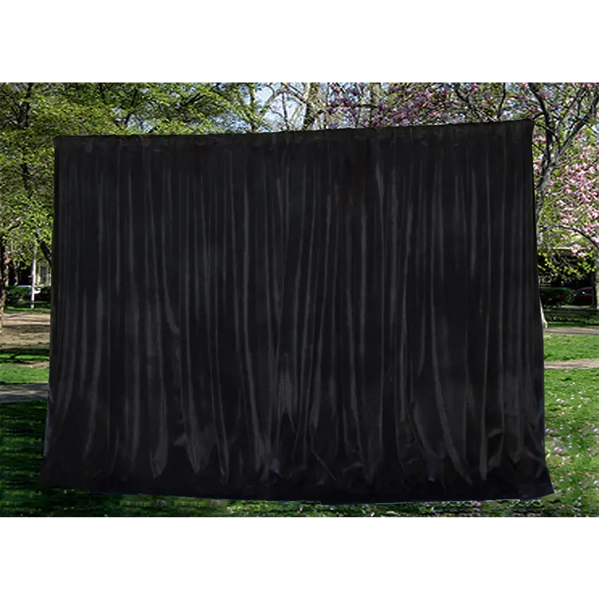 Large Thick Faux Mink Velvet Curtains Blockout 540x 230cm + Hook Pinch Pleat Black - Home & Garden > Curtains >