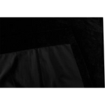 Large Thick Faux Mink Velvet Curtains Blockout 540x 230cm + Hook Pinch Pleat Black - Home & Garden > Curtains >
