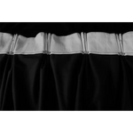 Large Thick Faux Mink Velvet Curtains Blockout 540x 230cm + Hook Pinch Pleat Black - Home & Garden > Curtains >