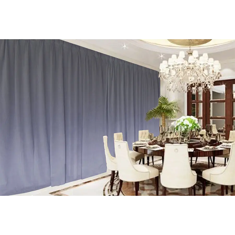 Large Thick Velvet Blockout Curtains 540x 230cm PINCH PLEAT + 30 Hooks Purple Grey - Home & Garden > Curtains >