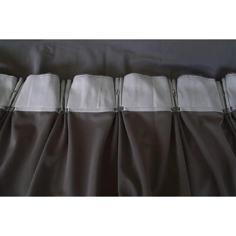 Large Thick Velvet Blockout Curtains 540x 230cm PINCH PLEAT + 30 Hooks Purple Grey - Home & Garden > Curtains >