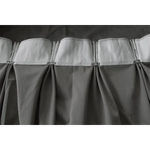 Large Thick Velvet Blockout Curtains 550x 230cm PINCH PLEAT 2 panel + Hooks Grey - Home & Garden > Curtains > Curtains