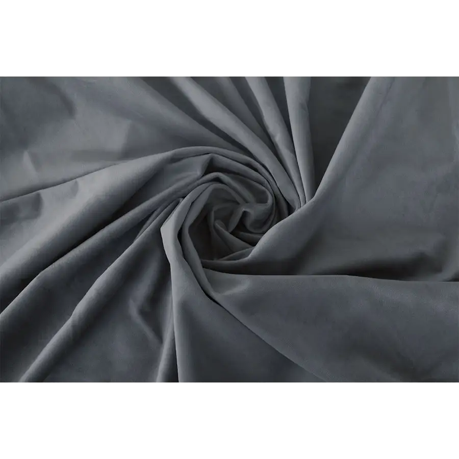 Large Thick Velvet Blockout Curtains 550x 230cm PINCH PLEAT 2 panel + Hooks Grey - Home & Garden > Curtains > Curtains