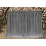 Large Thick Velvet Blockout Curtains 550x 230cm PINCH PLEAT 2 panel + Hooks Grey - Home & Garden > Curtains > Curtains
