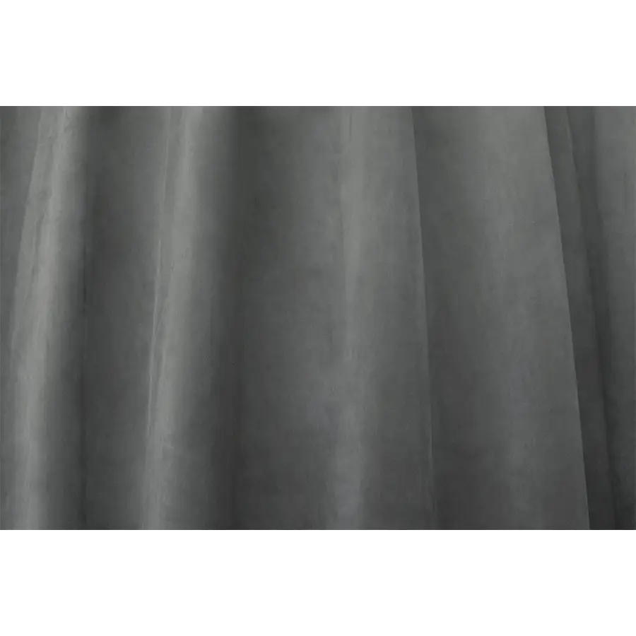 Large Thick Velvet Blockout Curtains 550x 230cm PINCH PLEAT 2 panel + Hooks Grey - Home & Garden > Curtains > Curtains