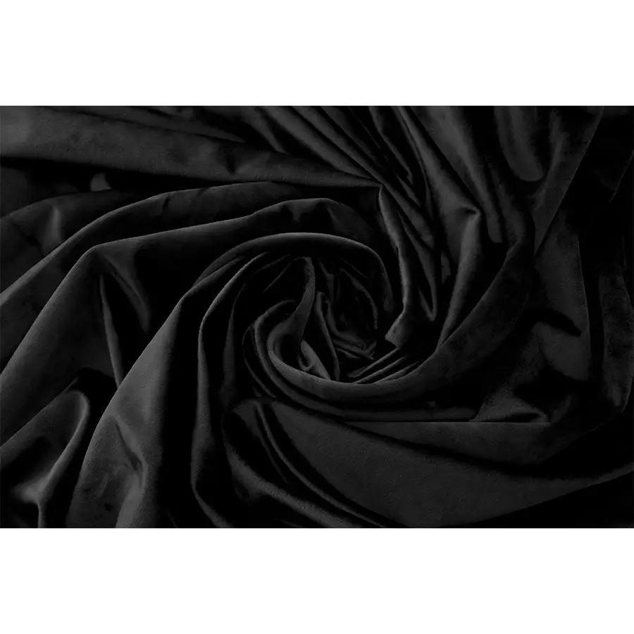 Large Thick Velvet Blockout Curtains 560x 230cm PINCH PLEAT 2 panel + Hooks Black - Home & Garden > Curtains > Curtains