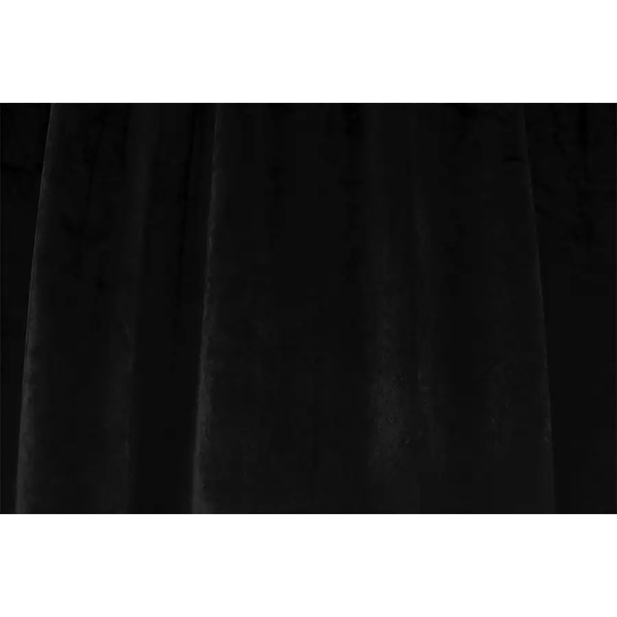 Large Thick Velvet Blockout Curtains 560x 230cm PINCH PLEAT 2 panel + Hooks Black - Home & Garden > Curtains > Curtains