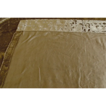 Large Thick Velvet Curtain Stunning Flocking 560x230cm + 30Hooks Gold - Home & Garden > Curtains > Curtains & Drapes