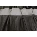 Large Thick Velvet Curtains Stunning Flocking 580x270cm + Hook Pinch Pleat Silver Grey - Home & Garden > Curtains >