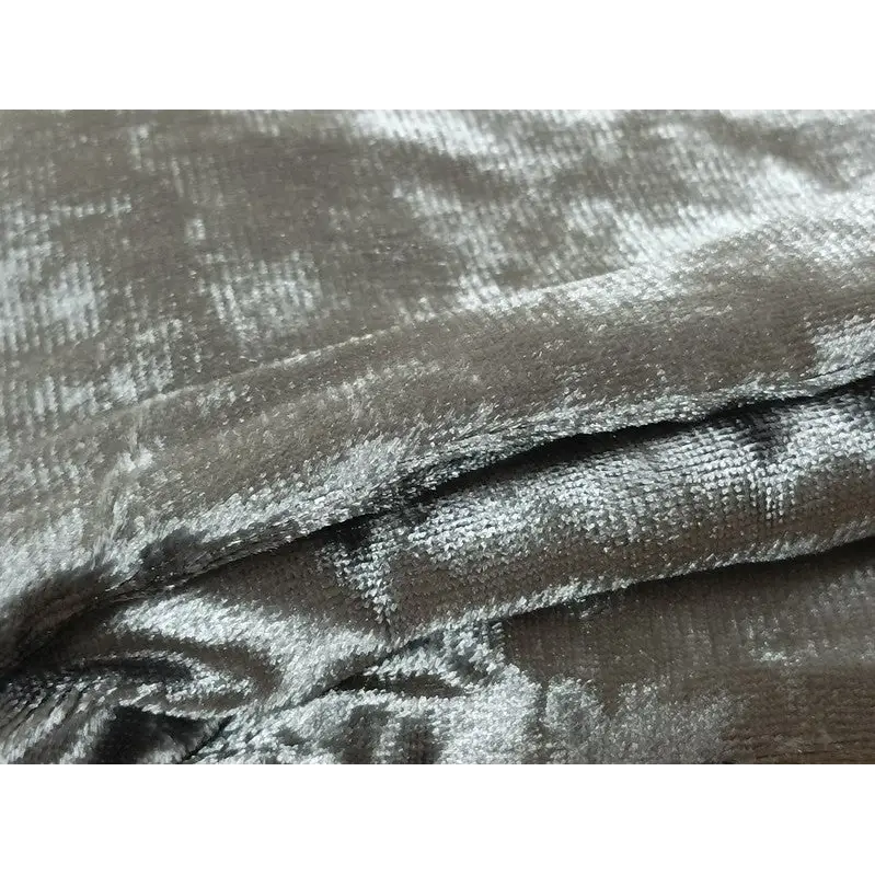 Large Thick Velvet Curtains Warp Knitted Velvet 540x270cm + Hooks Pinch Pleat Grey - Home & Garden > Curtains >