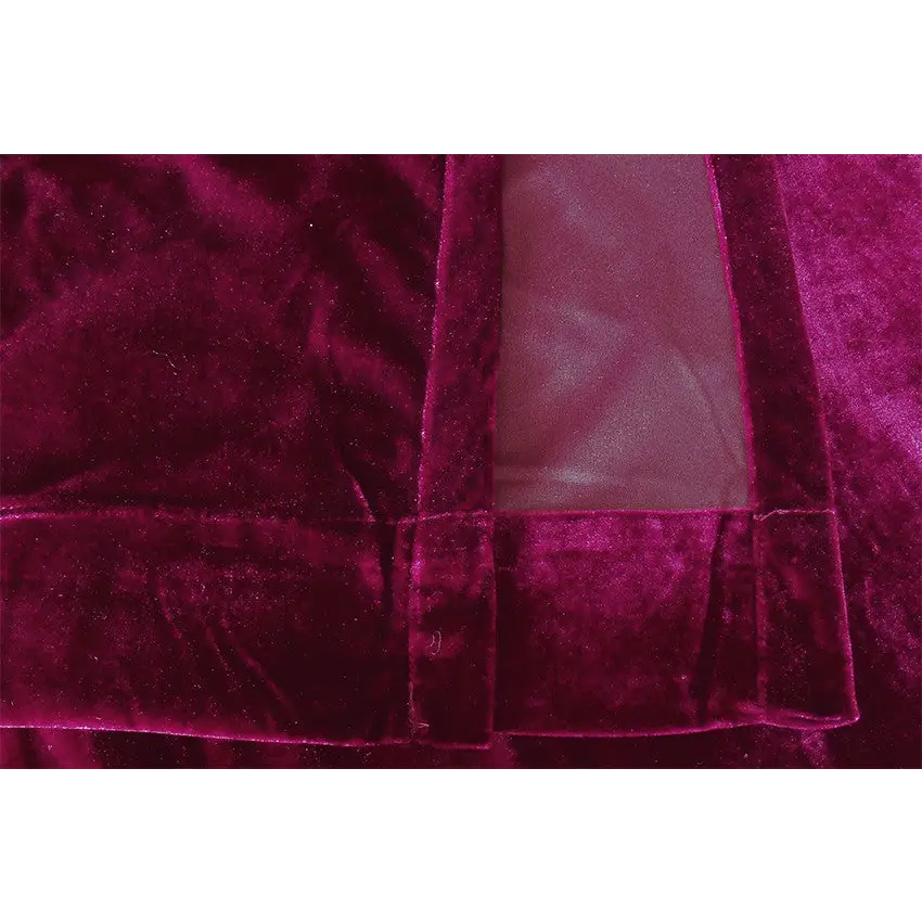Large Velvet Curtains 610 x 230cm with 4m blockout + 30 Hooks New Burgundy - Home & Garden > Curtains > Curtains &