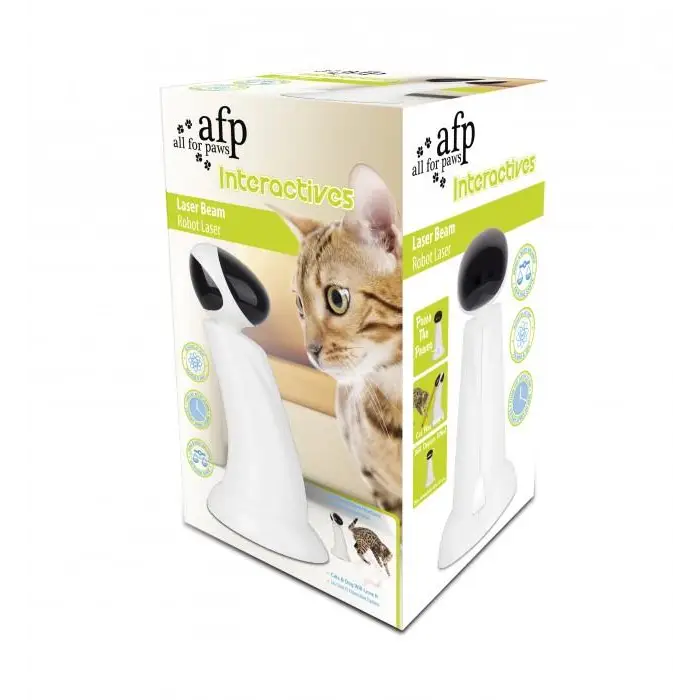Laser Beam Cat Toy - Interactive Automatic Robot Pointer Pet Kitty Play - AFP - Pet Care > Toys > Cat Toys