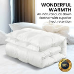 Laura Hill 500GSM Duck Down Feather Quilt Comforter Doona - Queen - Home & Garden > Bedding