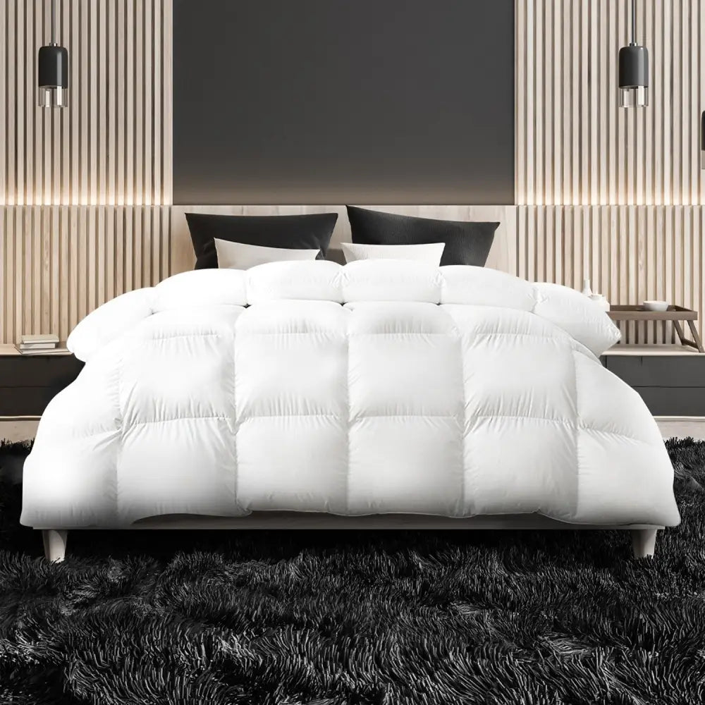 Laura Hill 500GSM Duck Down Feather Quilt Comforter Doona - Queen - Home & Garden > Bedding
