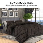 Laura Hill 500GSM Faux Mink Quilt Comforter - Super King - Home & Garden > Bedding