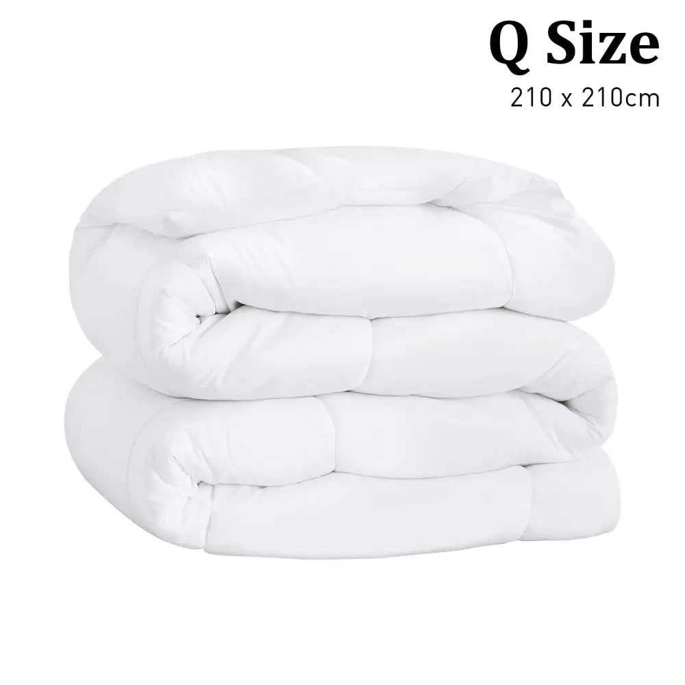 Laura Hill 500GSM Goose Down Feather Comforter Doona - Queen - Home & Garden > Bedding