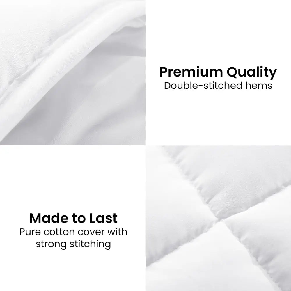 Laura Hill 500GSM Goose Down Feather Comforter Doona - Queen - Home & Garden > Bedding