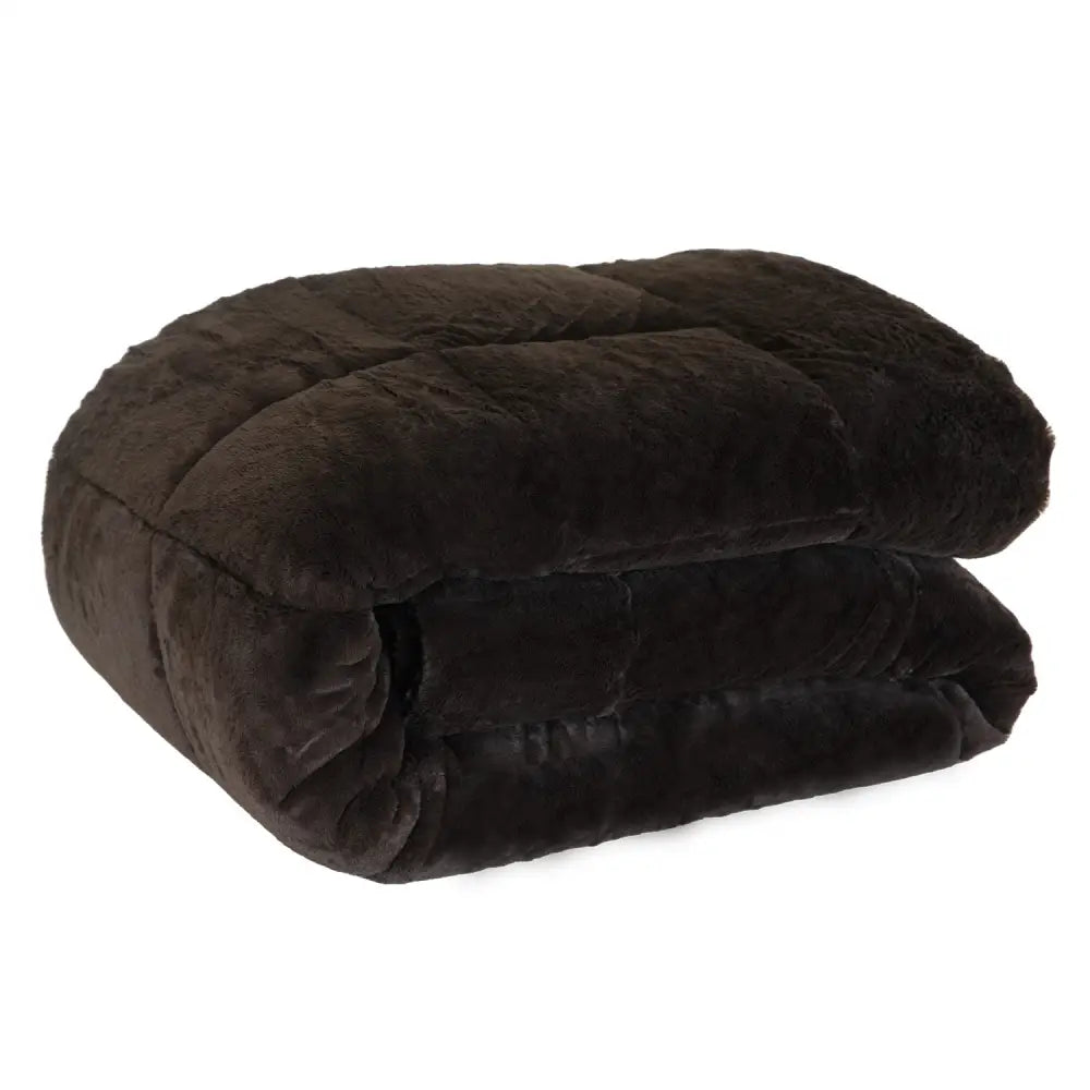 Laura Hill 600GSM Faux Mink Quilt Comforter Doona - King - Home & Garden > Bedding
