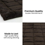 Laura Hill 600GSM Faux Mink Quilt Comforter Doona - King - Home & Garden > Bedding