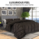 Laura Hill 600GSM Faux Mink Quilt Comforter Doona - King - Home & Garden > Bedding