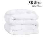 Laura Hill 800GSM Goose Down Feather Comforter Doona - Super King - Home & Garden > Bedding