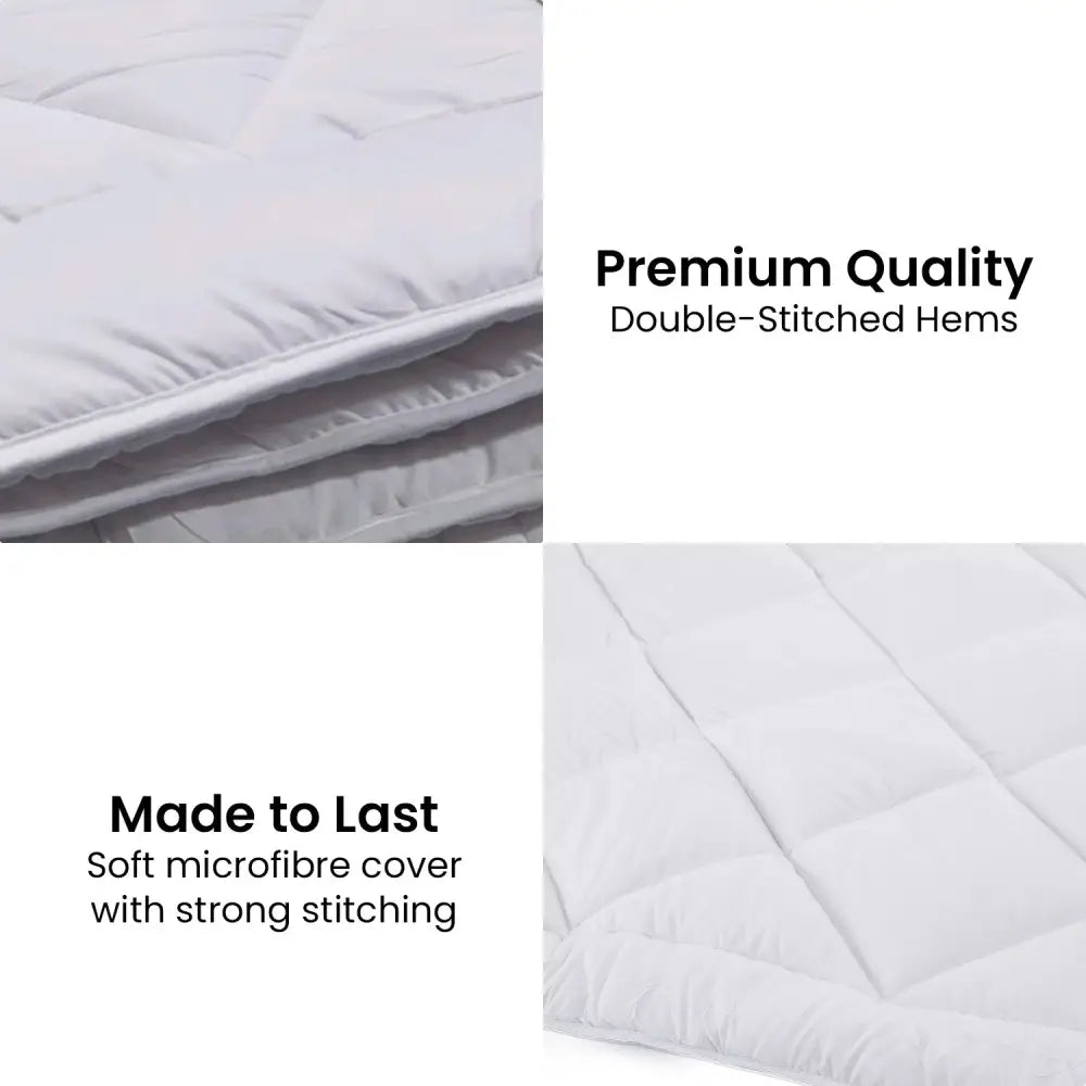 Laura Hill 800GSM Microfibre Bamboo Quilt Comforter Doona - Queen - Home & Garden > Bedding