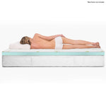 Laura Hill Cool Gel Memory Foam Mattress Topper Bamboo Fabric Cover Double - Home & Garden > Bedding