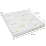 Laura Hill Cool Gel Memory Foam Mattress Topper - King - Home & Garden > Bedding
