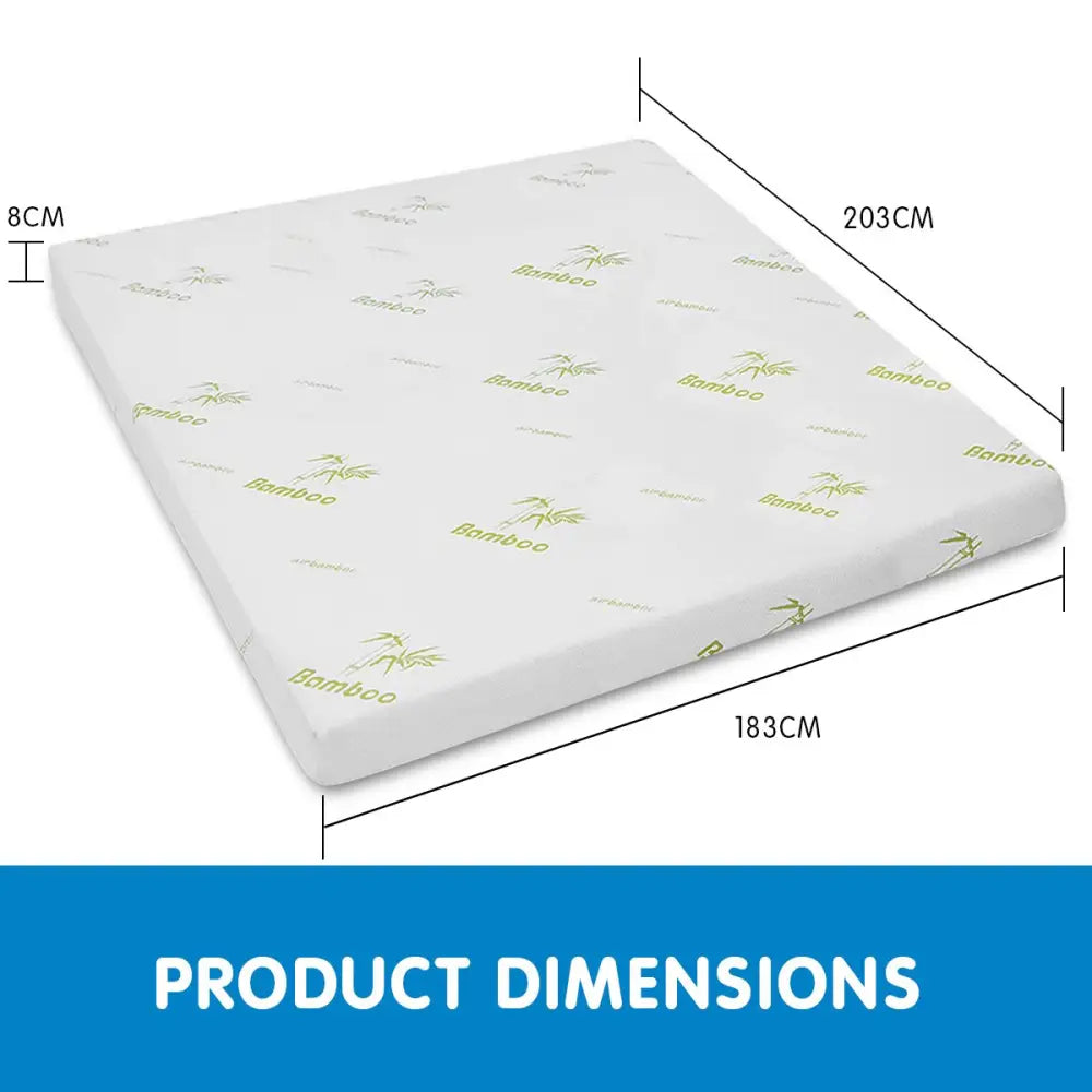 Laura Hill Cool Gel Memory Foam Mattress Topper - King - Home & Garden > Bedding