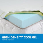 Laura Hill Cool Gel Memory Foam Mattress Topper - King - Home & Garden > Bedding