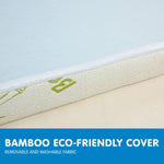 Laura Hill Cool Gel Memory Foam Mattress Topper - King - Home & Garden > Bedding