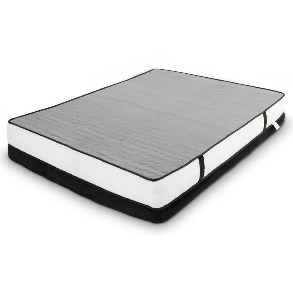 Laura Hill Double Mattress Bed Size Euro Top 5 Zone Spring Foam 32cm Bedding Pocket - Home & Garden > Bedding