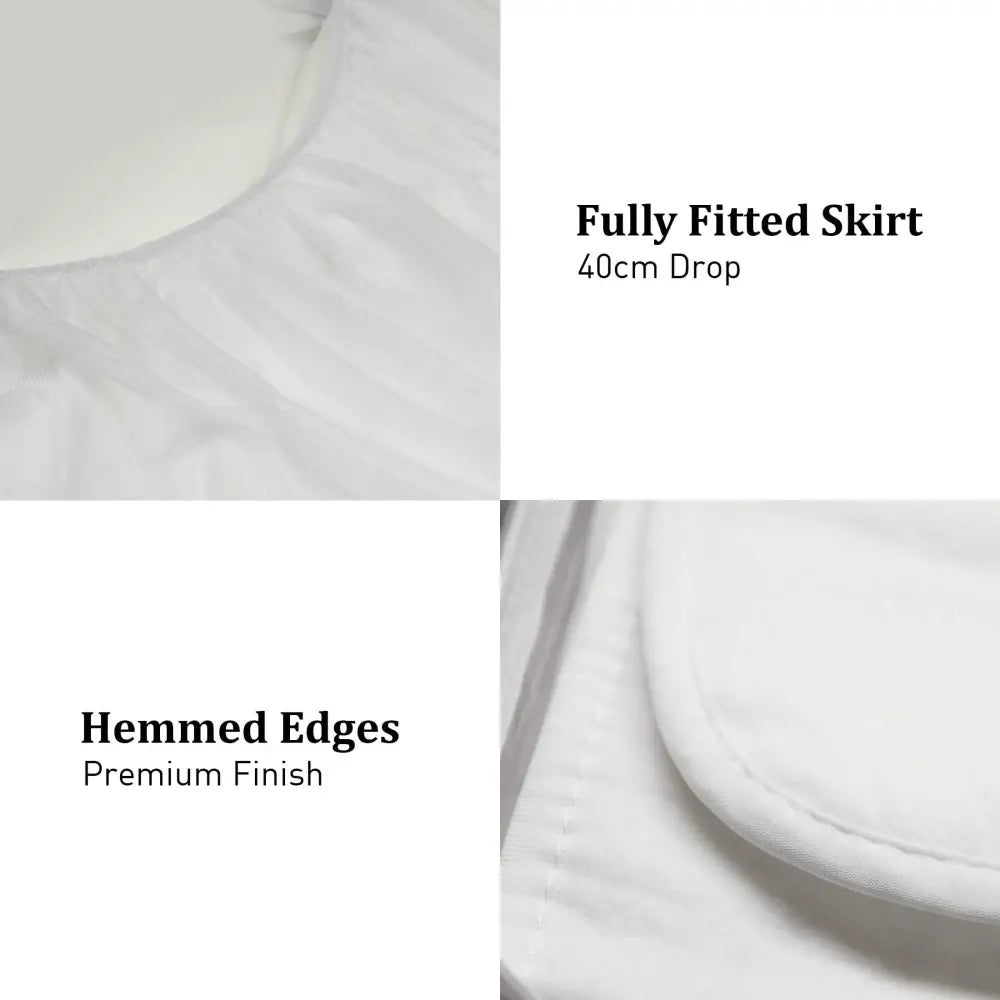 Laura Hill Electric Blanket Queen Size Fitted Underlay Winter Throw - White - Home & Garden > Bedding