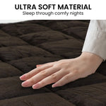 Laura Hill Faux Mink Comforter Quilt Doona Duvet 600GSM - Super King - Home & Garden > Bedding
