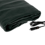 Laura Hill Heated Electric Car Blanket 150x110cm 12v - Black - Home & Garden > Bedding