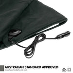 Laura Hill Heated Electric Car Blanket 150x110cm 12v - Black - Home & Garden > Bedding