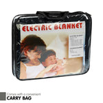 Laura Hill Heated Electric Car Blanket 150x110cm 12v - Black - Home & Garden > Bedding