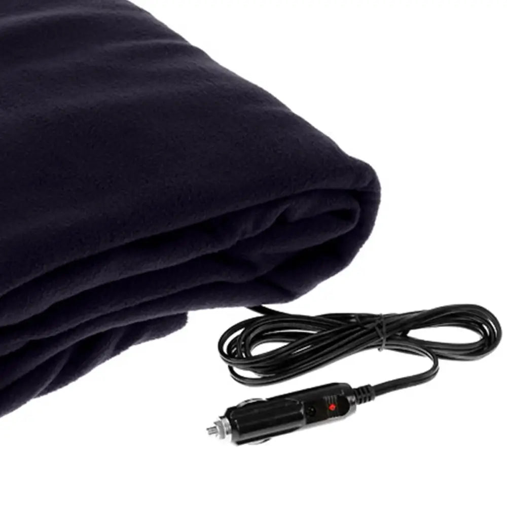 Laura Hill Heated Electric Car Blanket 150x110cm 12v - Blue - Home & Garden > Bedding