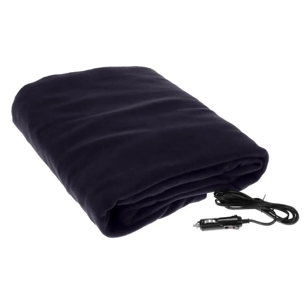 Laura Hill Heated Electric Car Blanket 150x110cm 12v - Blue - Home & Garden > Bedding