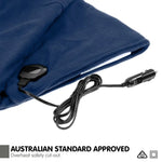 Laura Hill Heated Electric Car Blanket 150x110cm 12v - Navy Blue - Home & Garden > Bedding