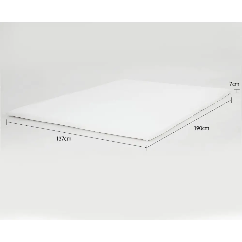Laura Hill High Density Mattress Foam Topper 7cm - Double - Home & Garden > Bedding
