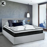 Laura Hill King Single Double Mattress Bed Size Euro Top 5 Zone Spring Foam 32cm - Home & Garden > Bedding